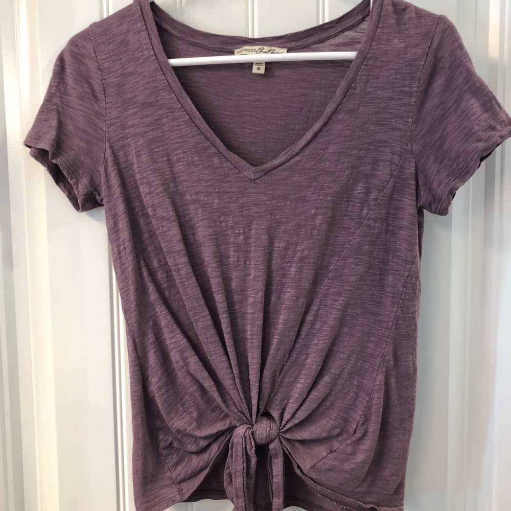 Express v neck top